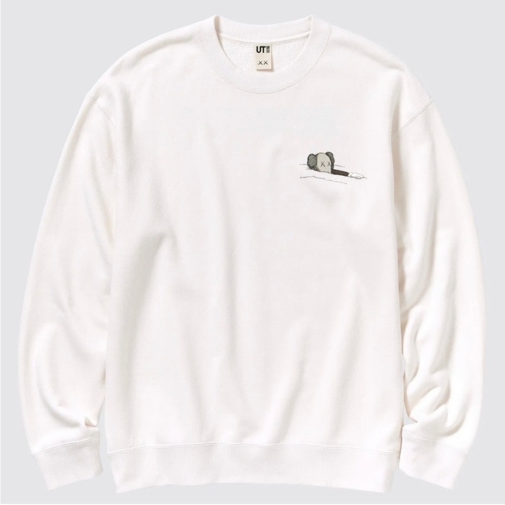 NWT | Uniqlo UT x Kaws | Sweatshirt | White (Kids Size 13)